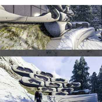 اقامتگاه کوهستانی برای کوهنوردان با رویکرد معماری پایدار - ثنا وحدتی - تصویر شاخص