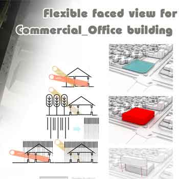 طراحی ساختمان تجاری با نمای انعطاف پذیر - مینا کاظمی - تصویر شاخص