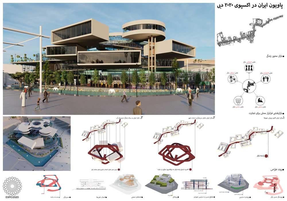 طراحی پاویون ایران در اکسپو 2020 دبی - حمیدرضا مقراضی - 2