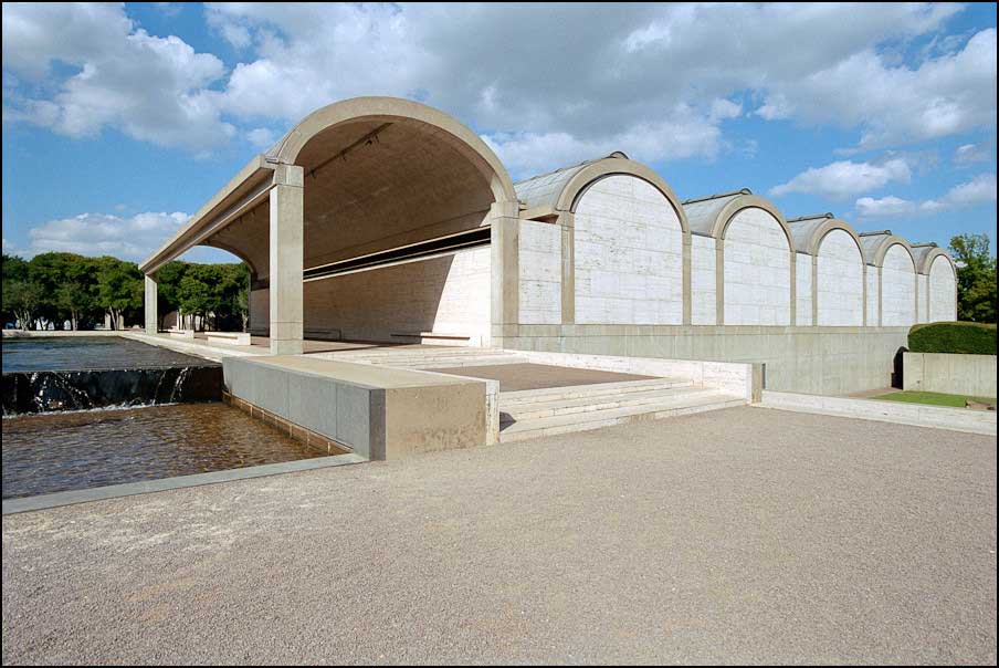 Kimbell Art Museum Architect: Louis Kahn Location: Fort Worth, Texas, United States Year: 1972