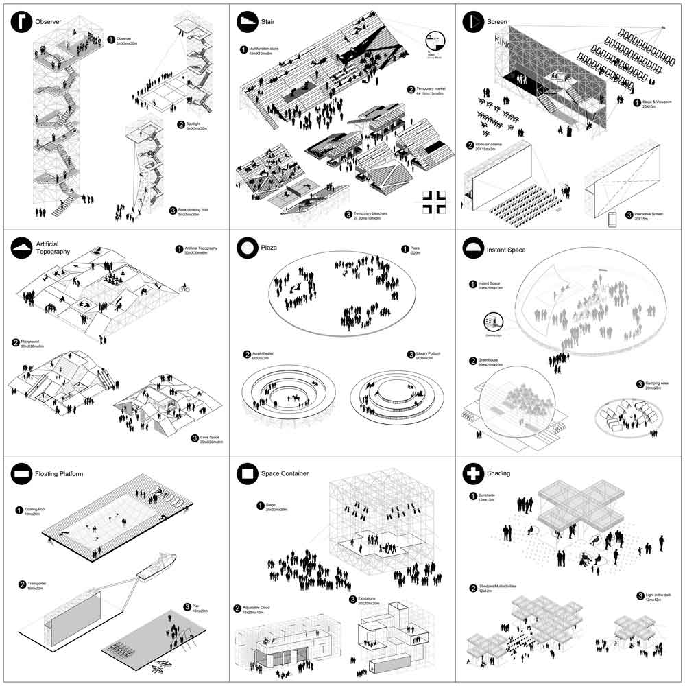 بهترین طرح های معماری سال 2019 - Diagrams & Axonometric 12